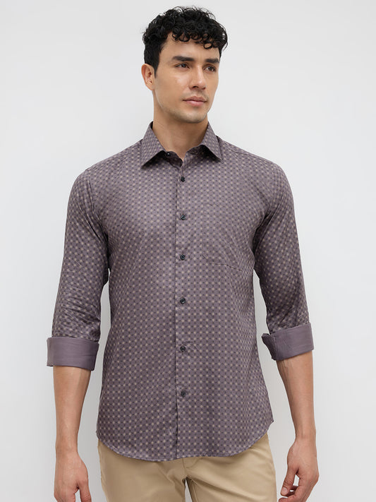 Park Avenue Violet Formal Shirt