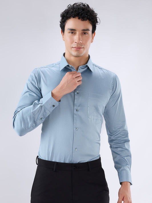 Park Avenue Blue Formal Shirt