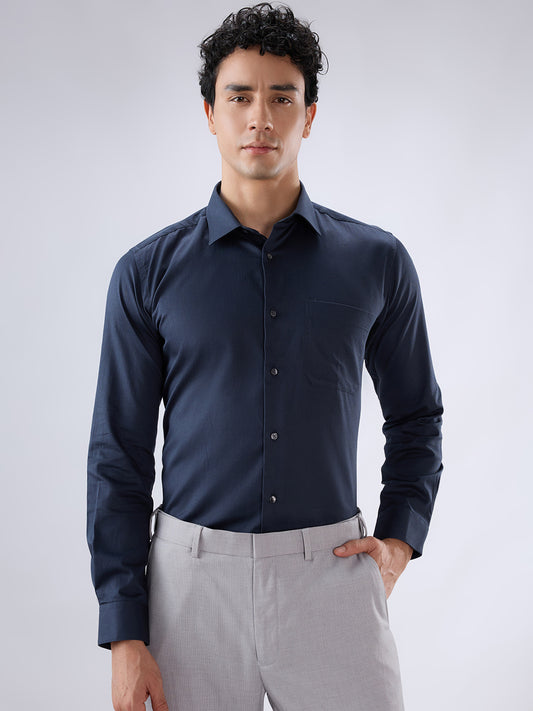 Park Avenue Blue Formal Shirt