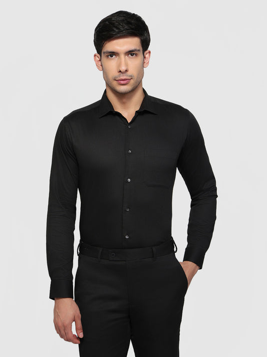 Park Avenue Black Formal Shirt