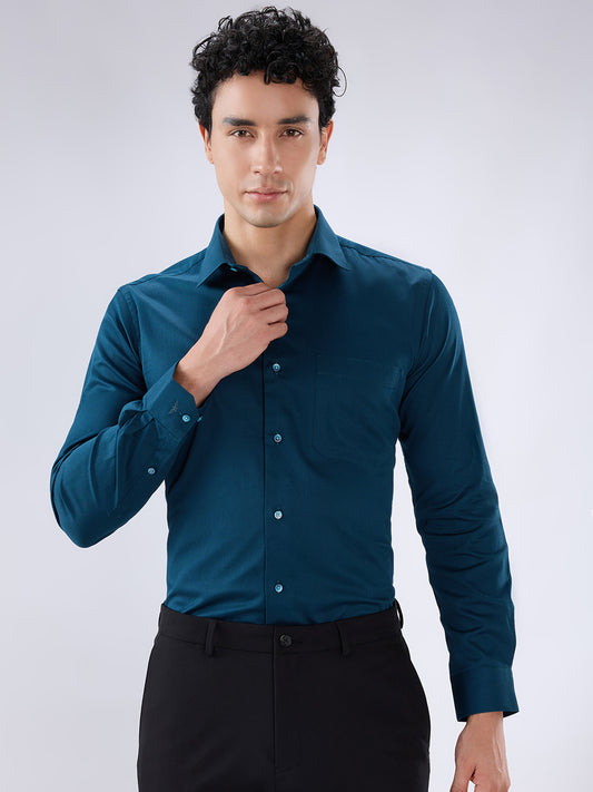 Park Avenue Blue Formal Shirt
