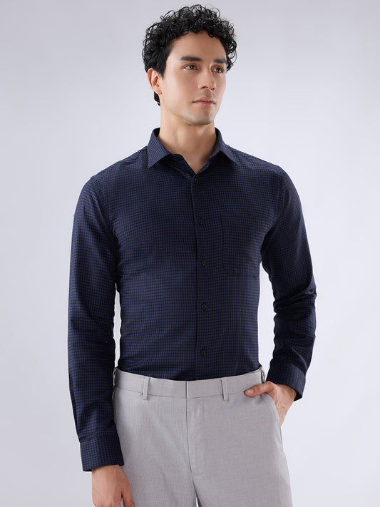 Park Avenue Blue Formal Shirt