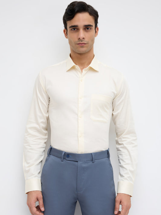Park Avenue Yellow Formal Shirt