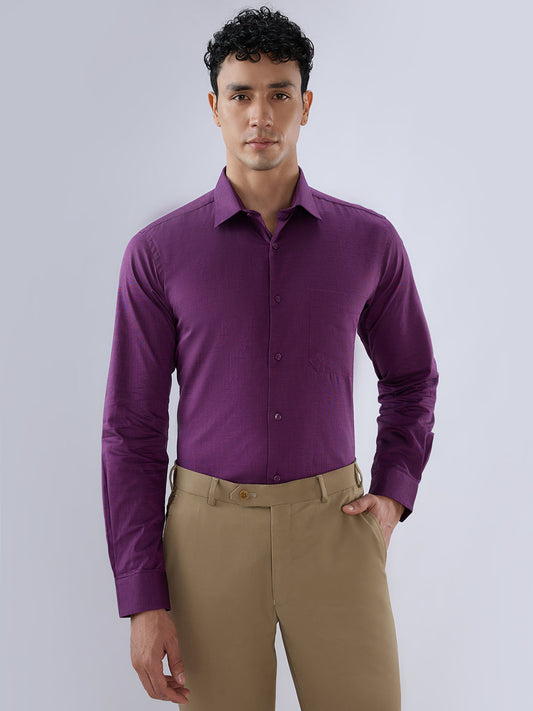 Park Avenue Violet Formal Shirt