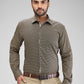 Park Avenue Khaki Formal Shirt