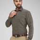 Park Avenue Khaki Formal Shirt