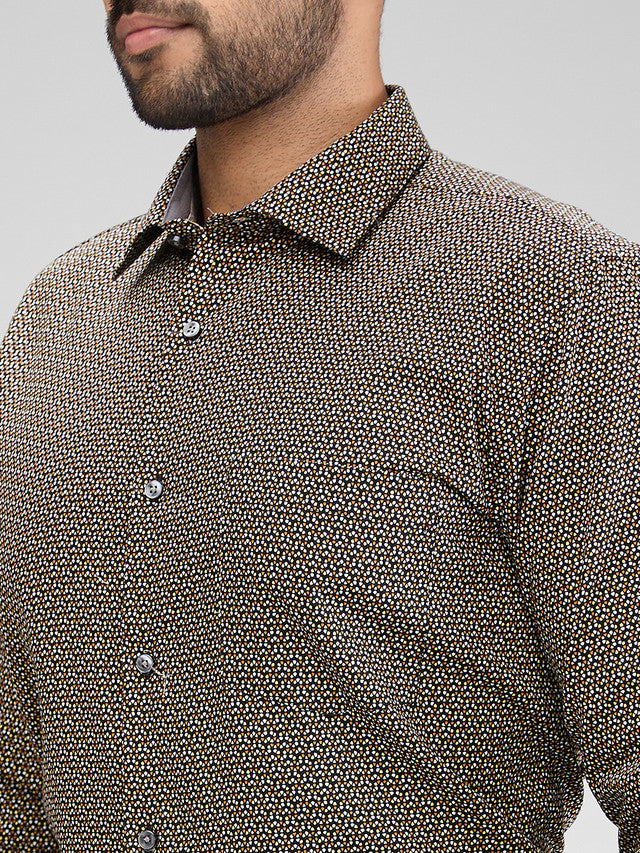 Park Avenue Khaki Formal Shirt