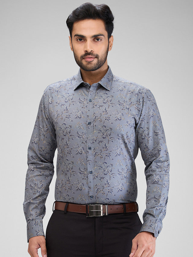 Park Avenue Grey Formal Shirt