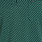 Park Avenue Men Green Printed Slim Fit Half Sleeve Polo Neck T-Shirt