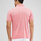 Park Avenue Pink Structure Slim Fit Cotton T-Shirt