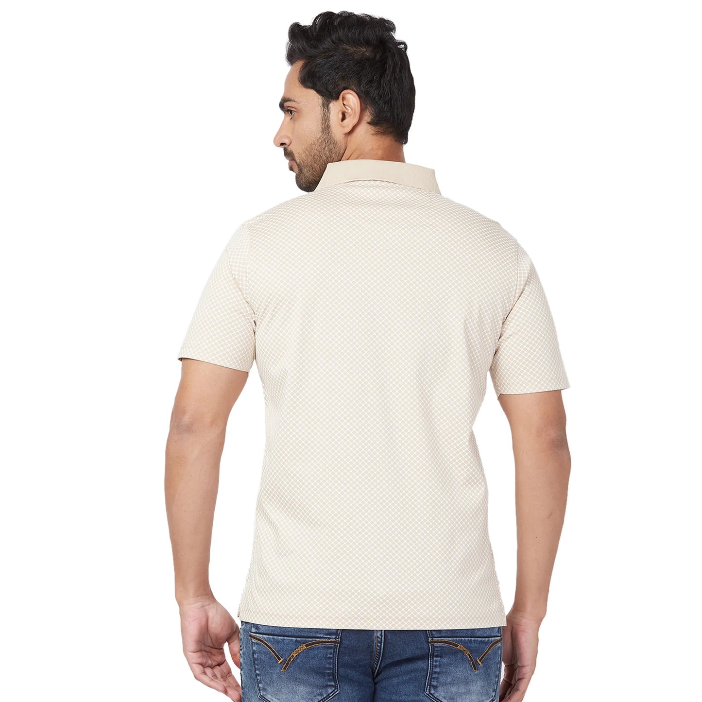 Park Avenue Men White Solid Slim Fit Cotton Round Neck T-Shirt