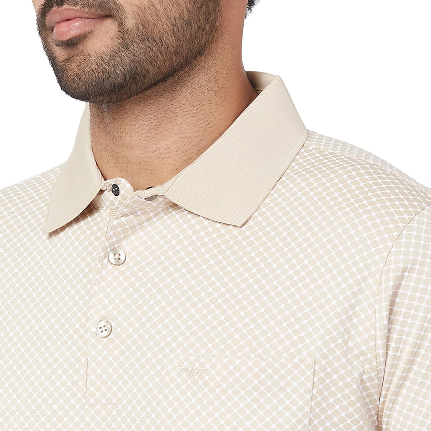 Park Avenue Men White Solid Slim Fit Cotton Round Neck T-Shirt