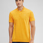 Park Avenue Yellow Stripe Slim Fit Cotton T-Shirt