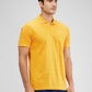 Park Avenue Yellow Stripe Slim Fit Cotton T-Shirt