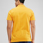 Park Avenue Yellow Stripe Slim Fit Cotton T-Shirt