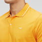 Park Avenue Yellow Stripe Slim Fit Cotton T-Shirt