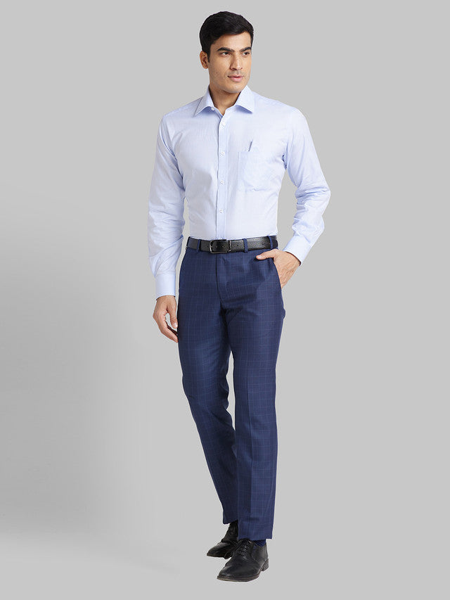 Park Avenue Blue Formal Shirt