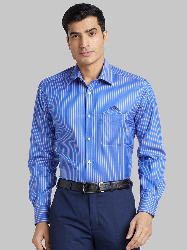 Park Avenue Blue Formal Shirt