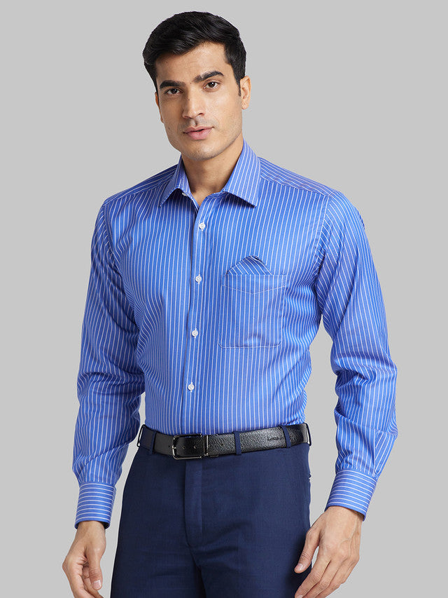 Park Avenue Blue Formal Shirt