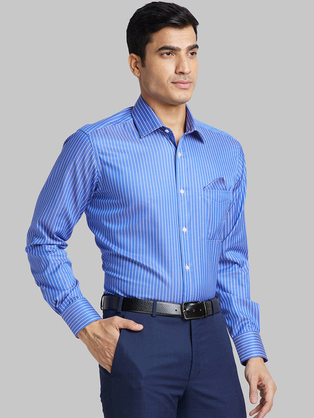 Park Avenue Blue Formal Shirt