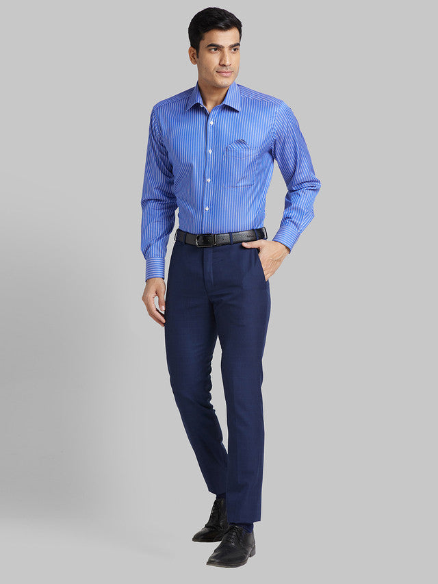 Park Avenue Blue Formal Shirt