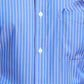 Park Avenue Blue Stripe Luxus Fit Cotton Formal Shirt