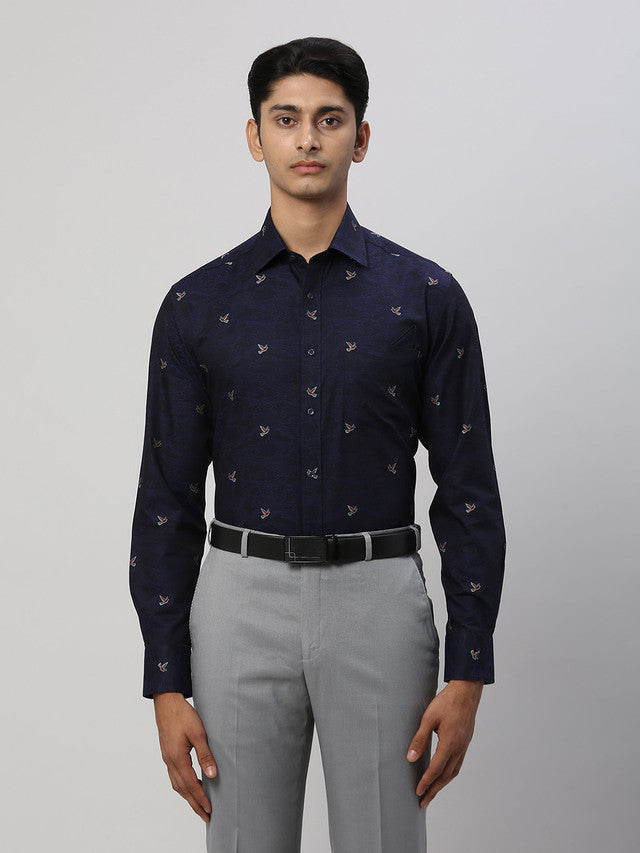 Park Avenue Blue Formal Shirt