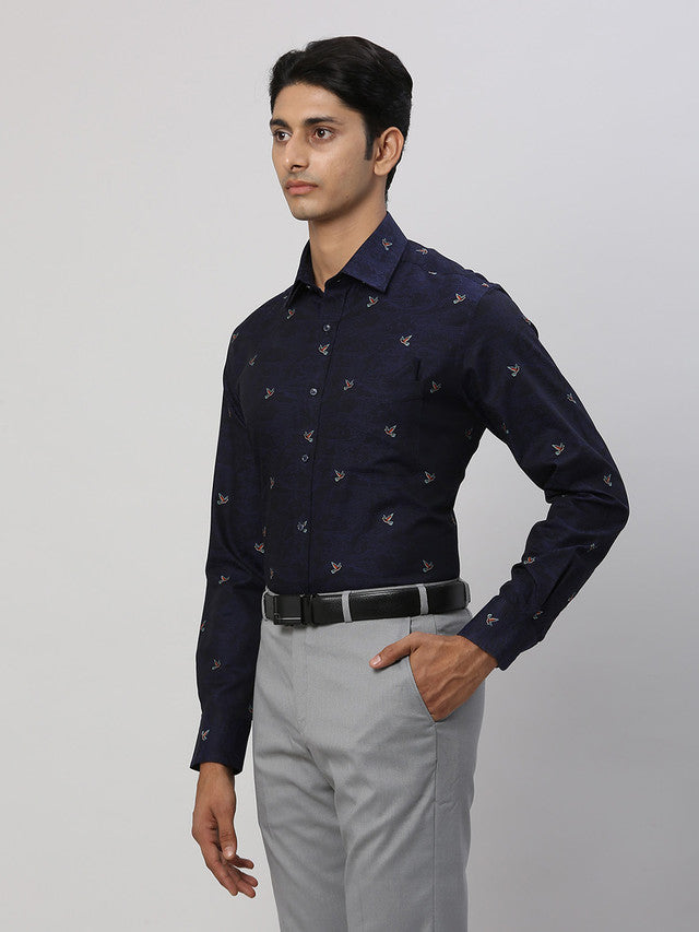 Park Avenue Blue Formal Shirt