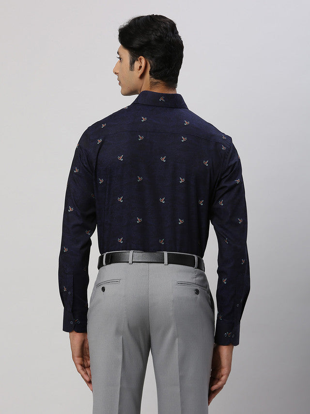 Park Avenue Blue Formal Shirt