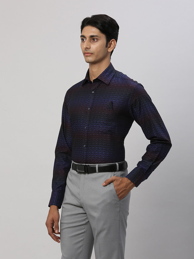 Park Avenue Blue Formal Shirt