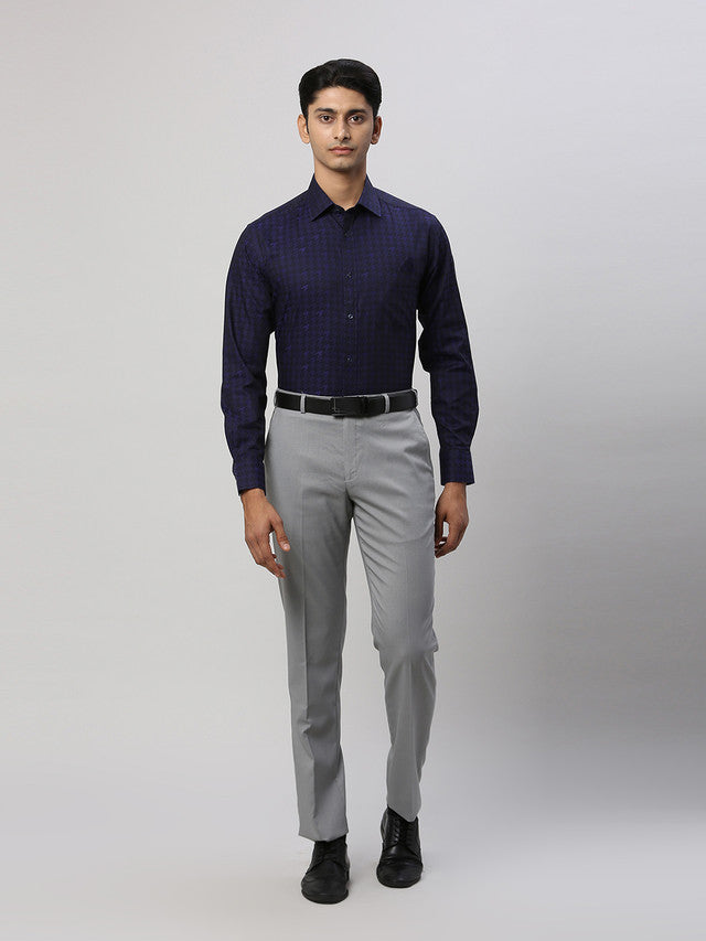 Park Avenue Blue Formal Shirt