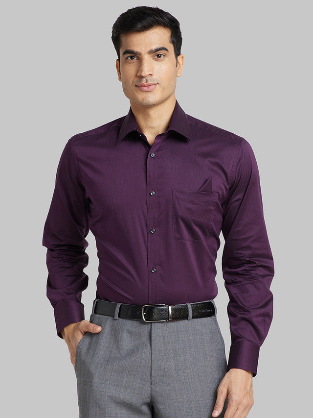 Park Avenue Purple Formal Shirt