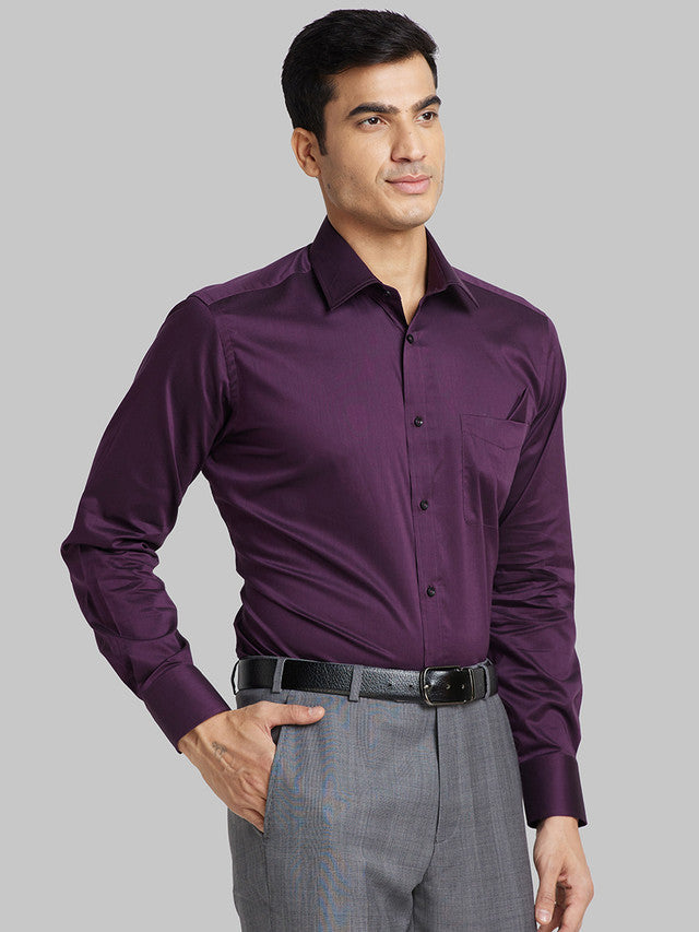 Park Avenue Purple Formal Shirt