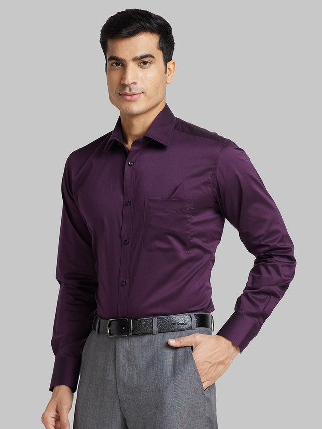 Park Avenue Purple Formal Shirt