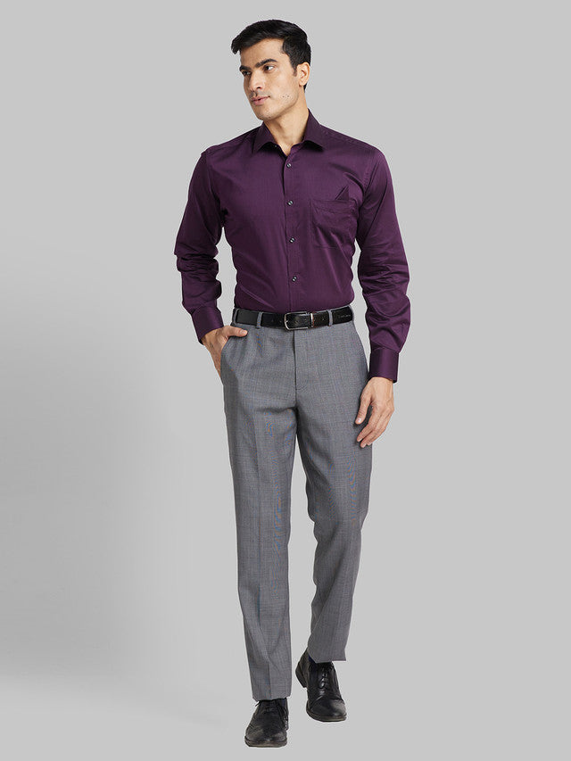 Park Avenue Purple Formal Shirt