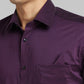 Park Avenue Purple Formal Shirt