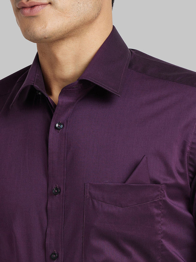 Park Avenue Purple Formal Shirt