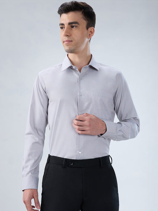 Park Avenue Grey Formal Shirt