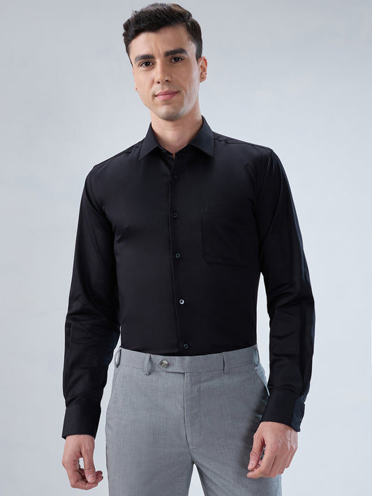 Park Avenue Black Formal Shirt