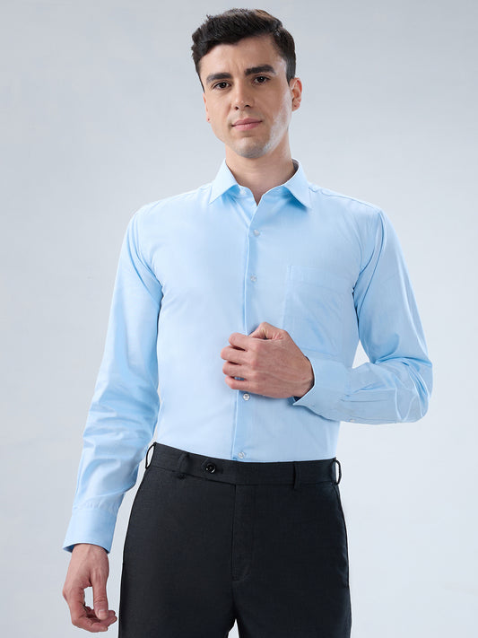 Park Avenue Blue Formal Shirt