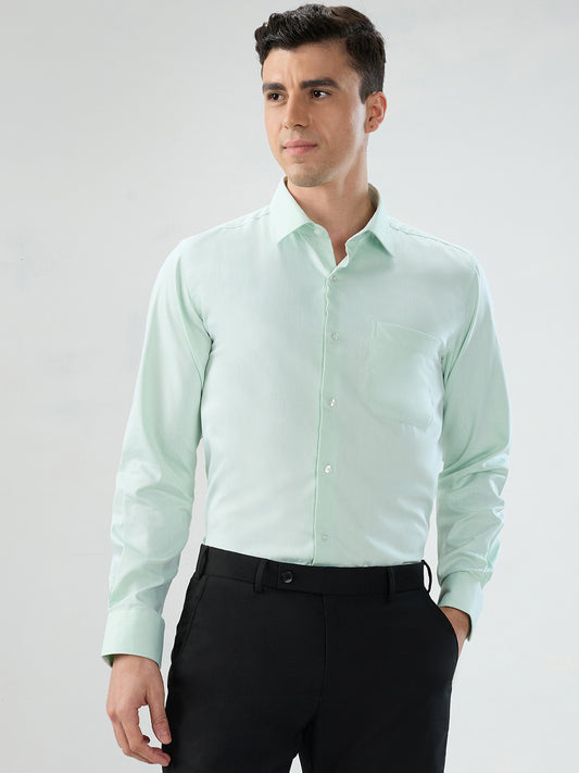 Park Avenue Green Formal Shirt