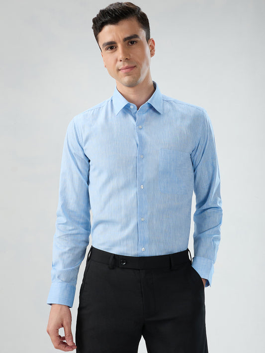 Park Avenue Blue Formal Shirt