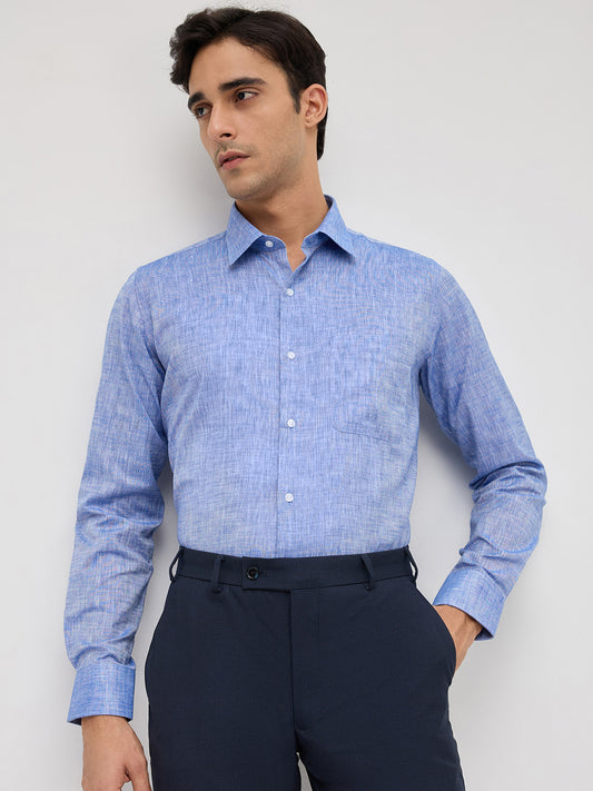Park Avenue Blue Formal Shirt