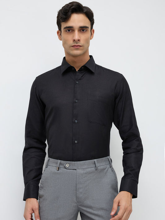Park Avenue Black Formal Shirt