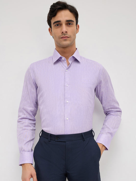 Park Avenue Violet Formal Shirt