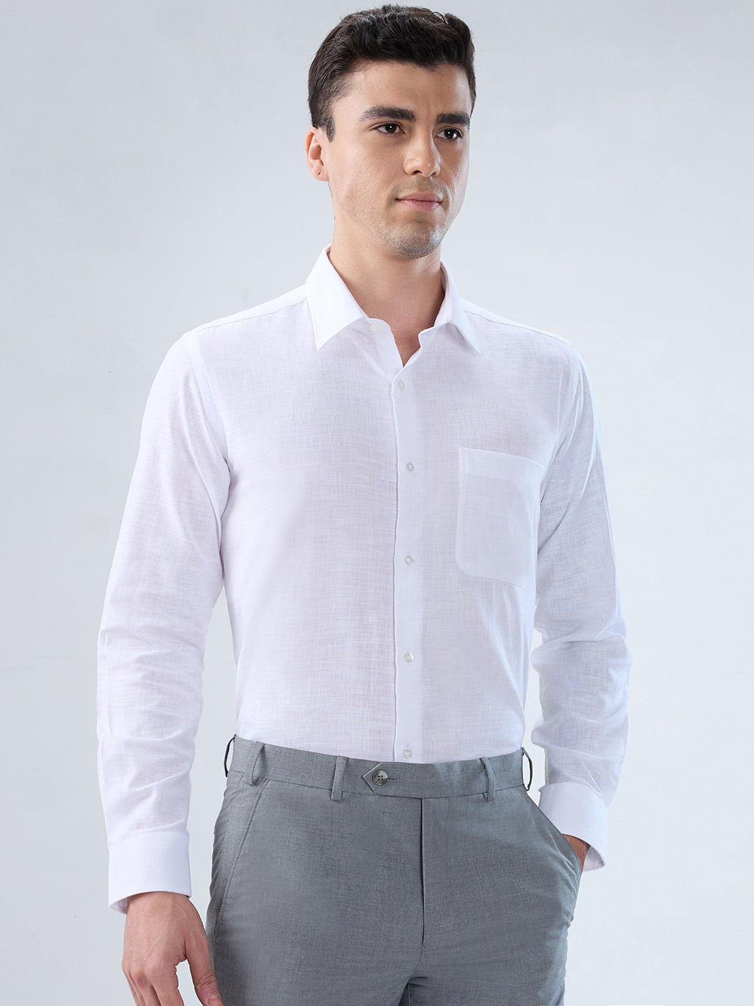 Park Avenue White Formal Shirt
