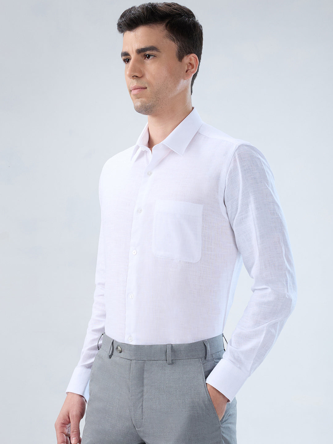 Park Avenue White Formal Shirt