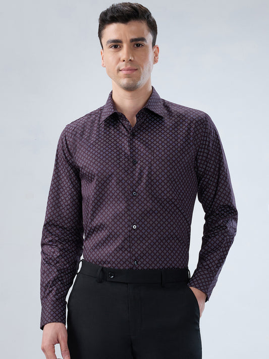 Park Avenue Violet Formal Shirt