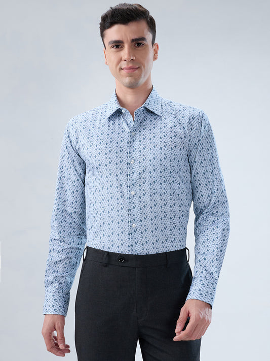 Park Avenue Blue Formal Shirt