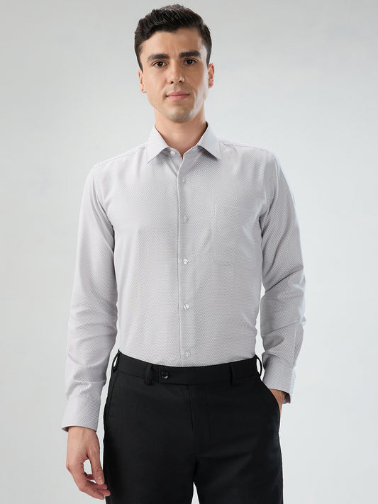 Park Avenue Grey Formal Shirt